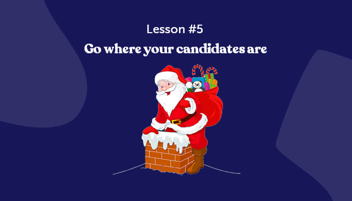 Santa Claus recruiting lessons