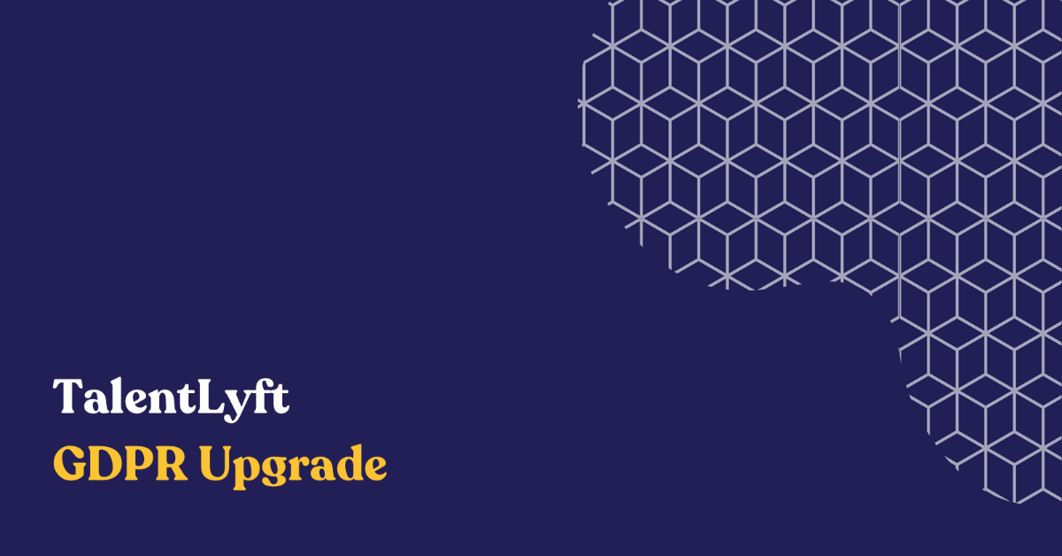TalentLyft GDPR Upgrade