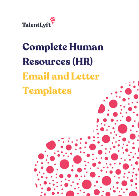 完成人力资源(HR)电子邮件和信件模板