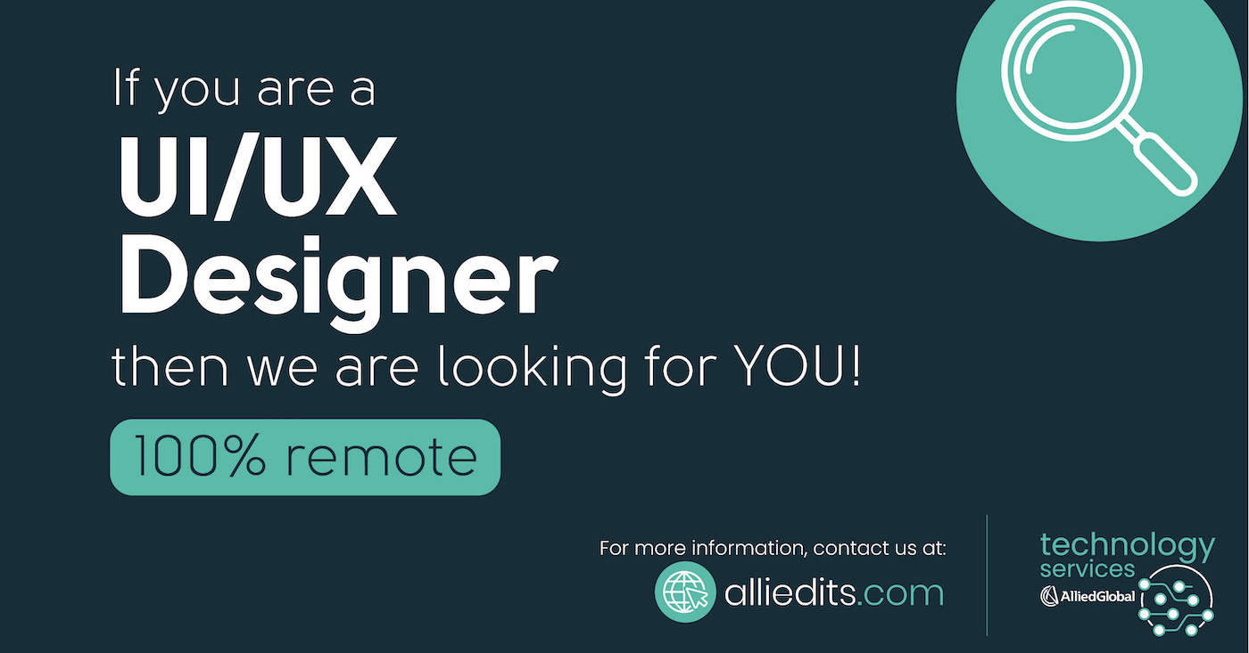 UI/UX Designer 100% Remote