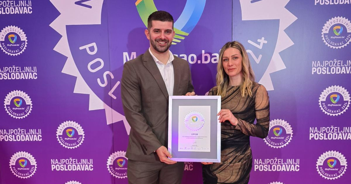 LPP BH drugi najpoželjniji poslodavac u Retail&Fashion sektoru u BiH