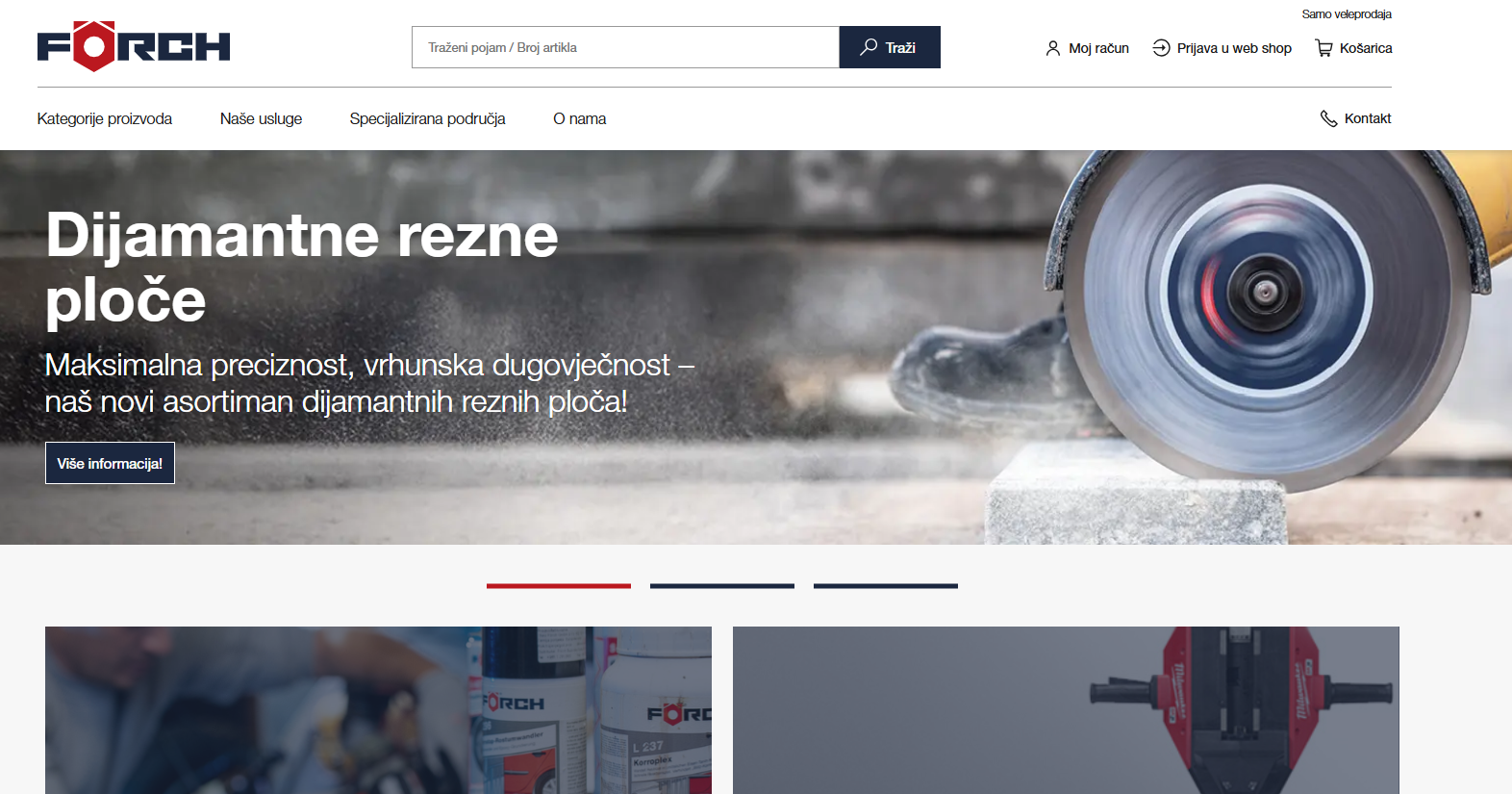 Nova web-stranica FÖRCHA Hrvatska