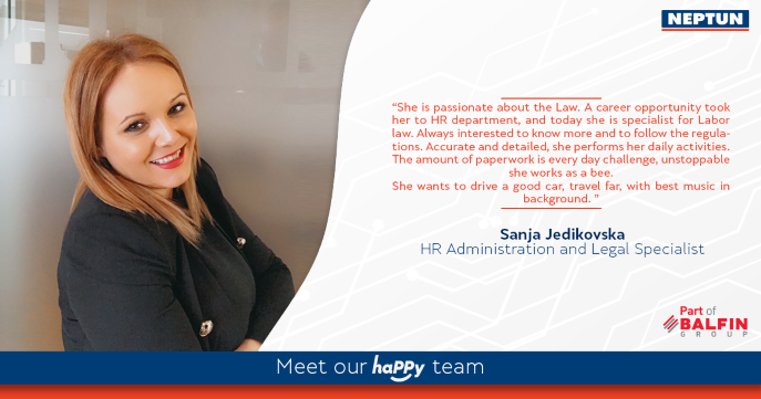 Meet our haPPy team - Sanja Jedikovska