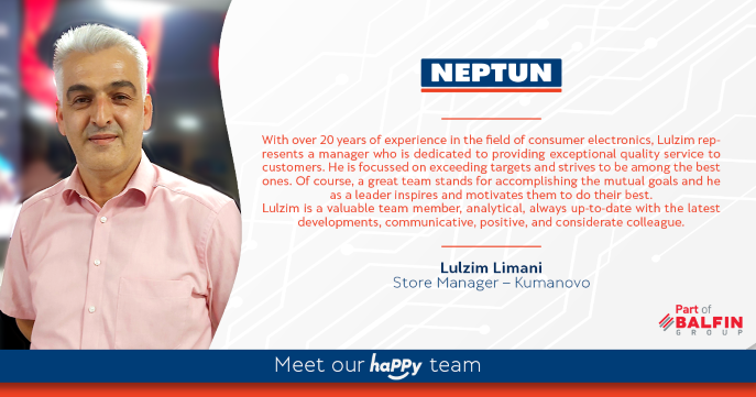 Meet our happy team - Lulzim Limani