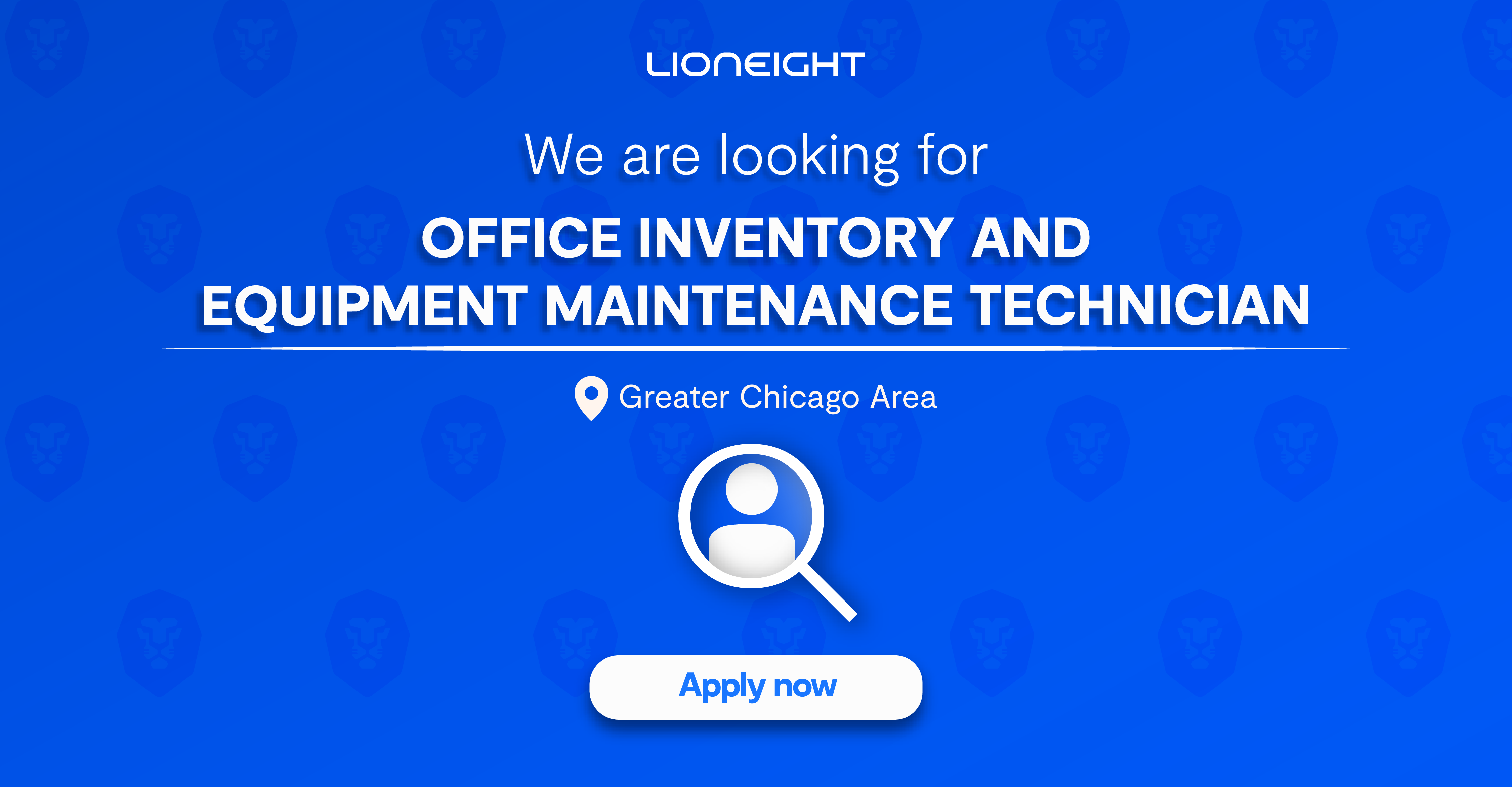 Office inventory and equipment maintenance technician LionEight