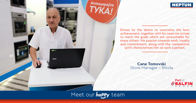 Meet our haPPY team -  Cane Tomovski