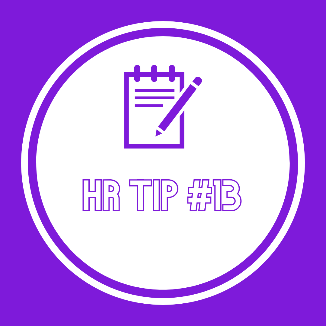 HR Tip #13